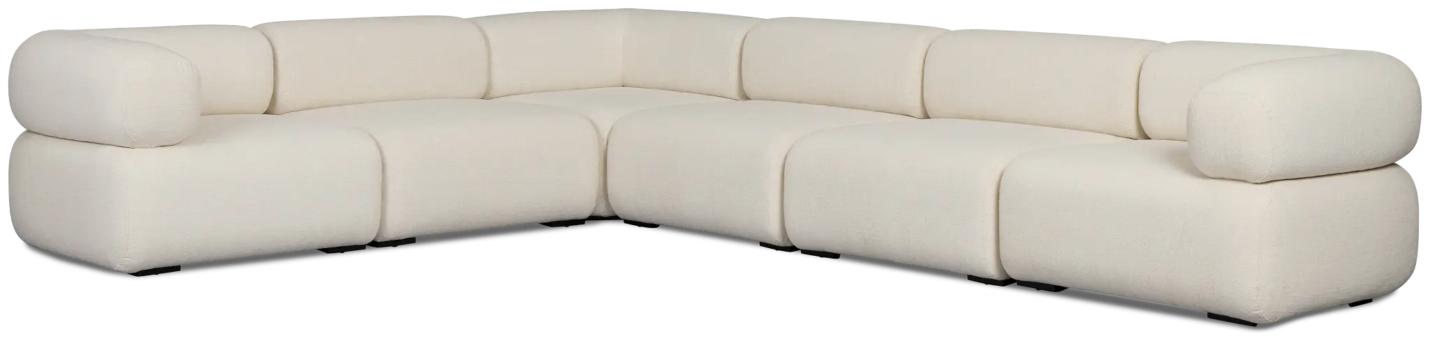 Celeste Light Beige Fabric 6-piece Modular Sectional Celeste Light Beige Fabric 6-piece Modular Sectional