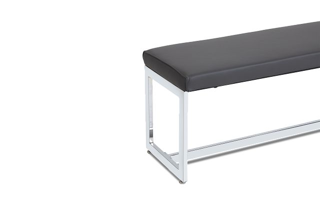 Bronx Gray Dining Bench