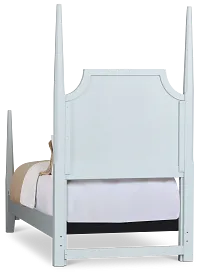 Carolina Light Blue Poster Bed