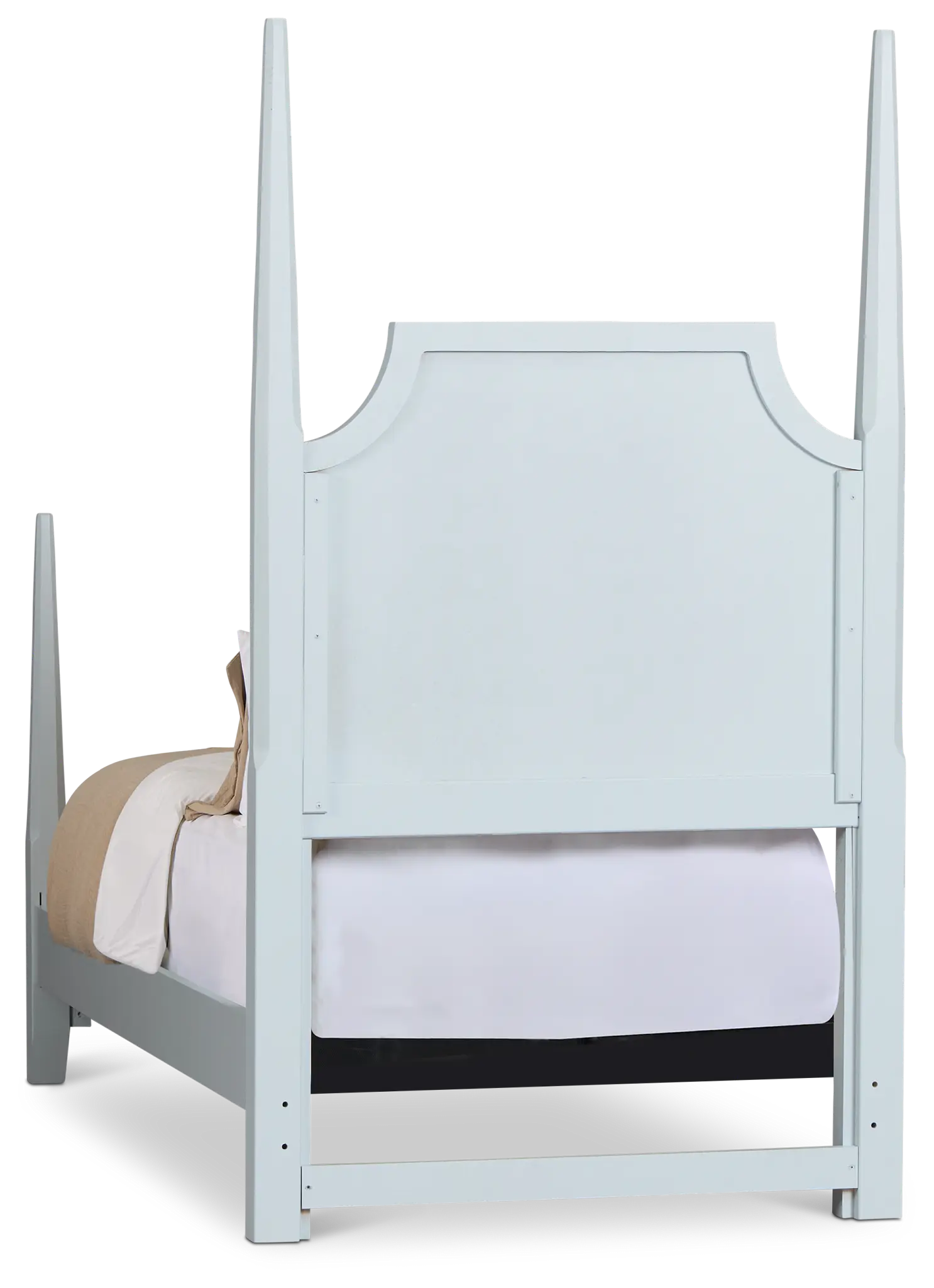 Carolina Light Blue Poster Bed Carolina Light Blue Poster Bed