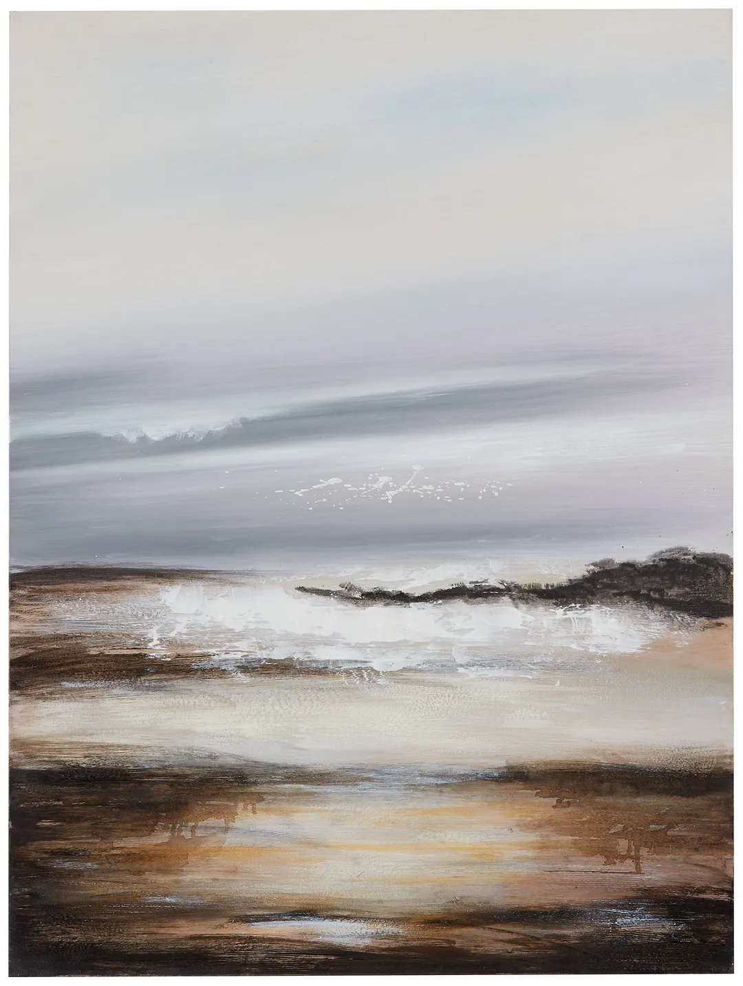 Bondi White Canvas Wall Art
