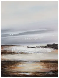 Bondi White Canvas Wall Art