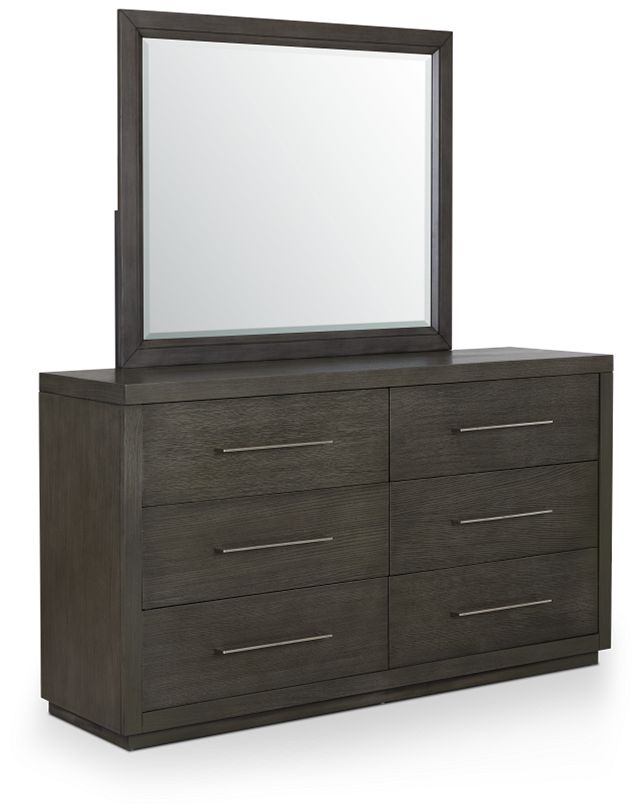 Toronto Dark Tone Dresser & Mirror