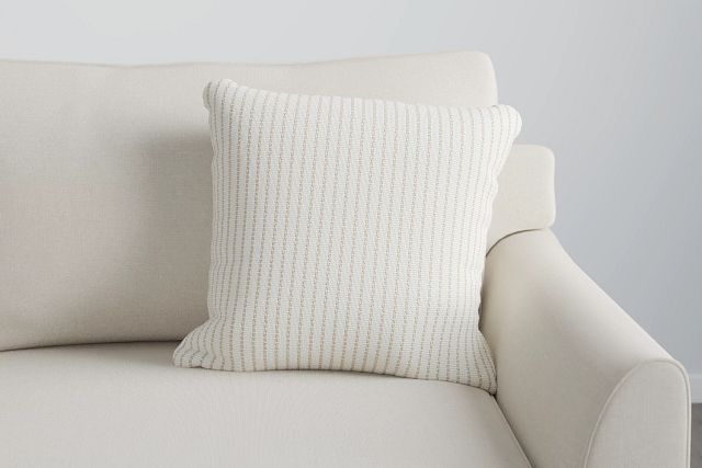 Lucy Light Beige 20" Accent Pillow