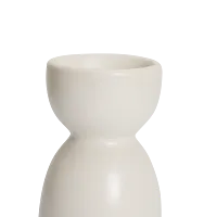 Olea White Small Candle Holder