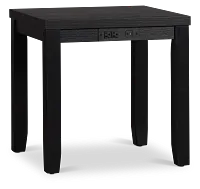 Alden Black Square End Table