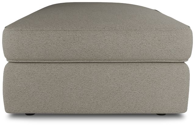 Siesta Elite Gray Fabric Ottoman