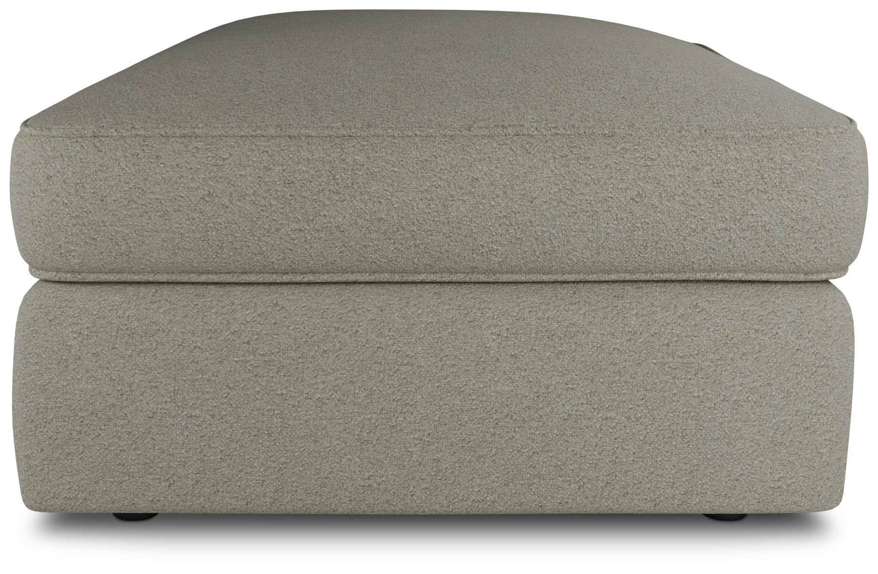 Siesta Elite Gray Fabric Ottoman