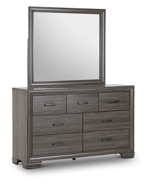 Colson Light Tone Dresser & Mirror
