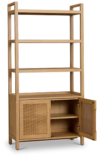 Pacific Light Tone Woven Bookcase