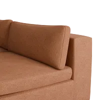Destin Sutton Orange Fabric 6-piece Pit Sectional
