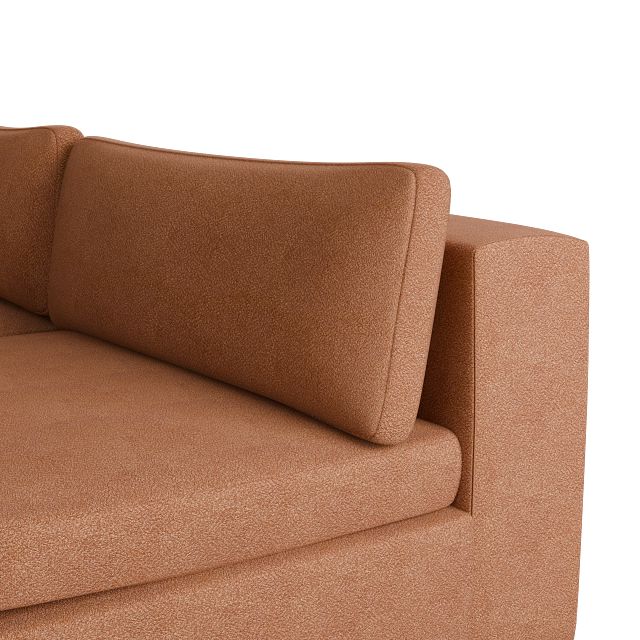 Destin Sutton Orange Fabric 6-piece Pit Sectional