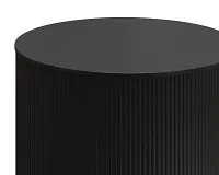 Delphi Dark Gray Round End Table