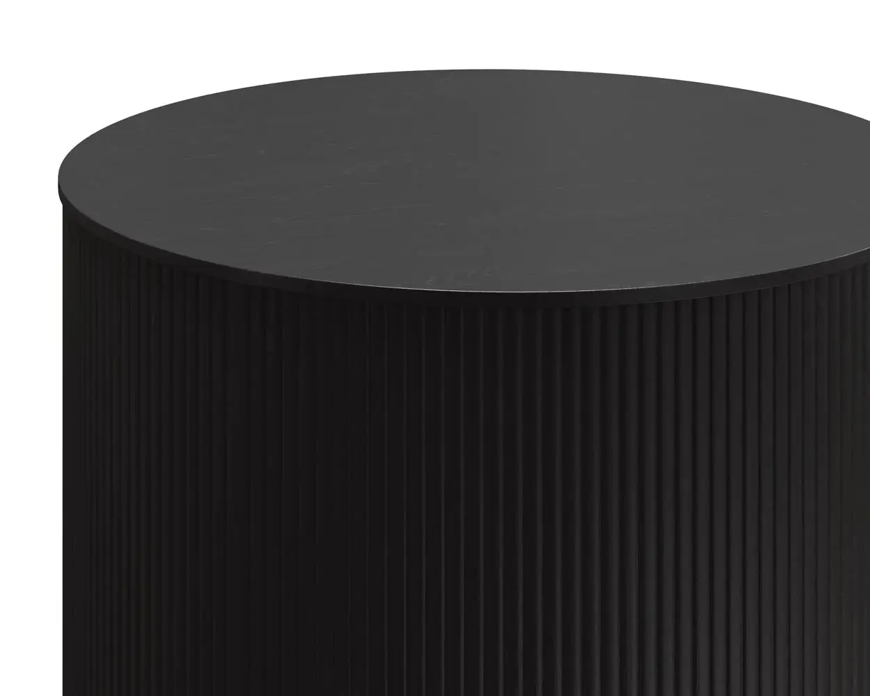 Delphi Dark Gray Round End Table Delphi Dark Gray Round End Table