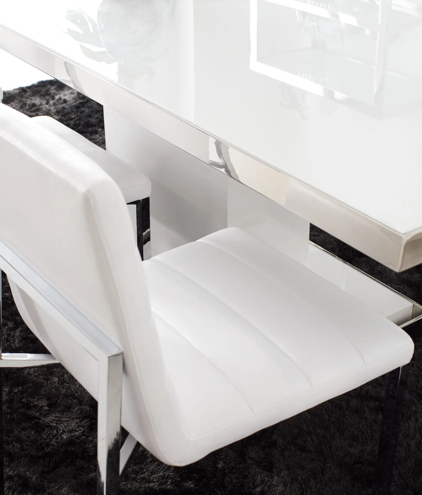 Amalfi White Upholstered Side Chair Amalfi White Upholstered Side Chair