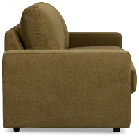 Carmen Green Fabric Memory Foam Sleeper