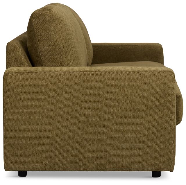 Carmen Green Fabric Memory Foam Sleeper
