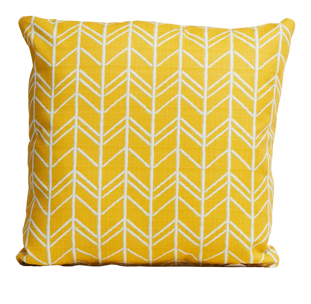 Bogatell Yellow 18" Indoor/outdoor Accent Pillow