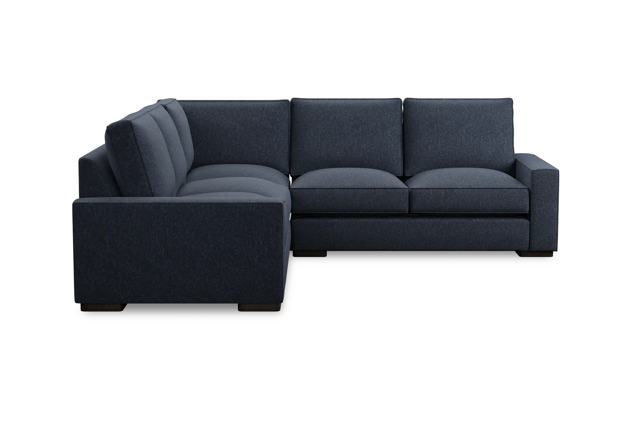 Edgewater Maguire Blue Small Two-arm Sectional Edgewater Maguire Blue Small Two-arm Sectional