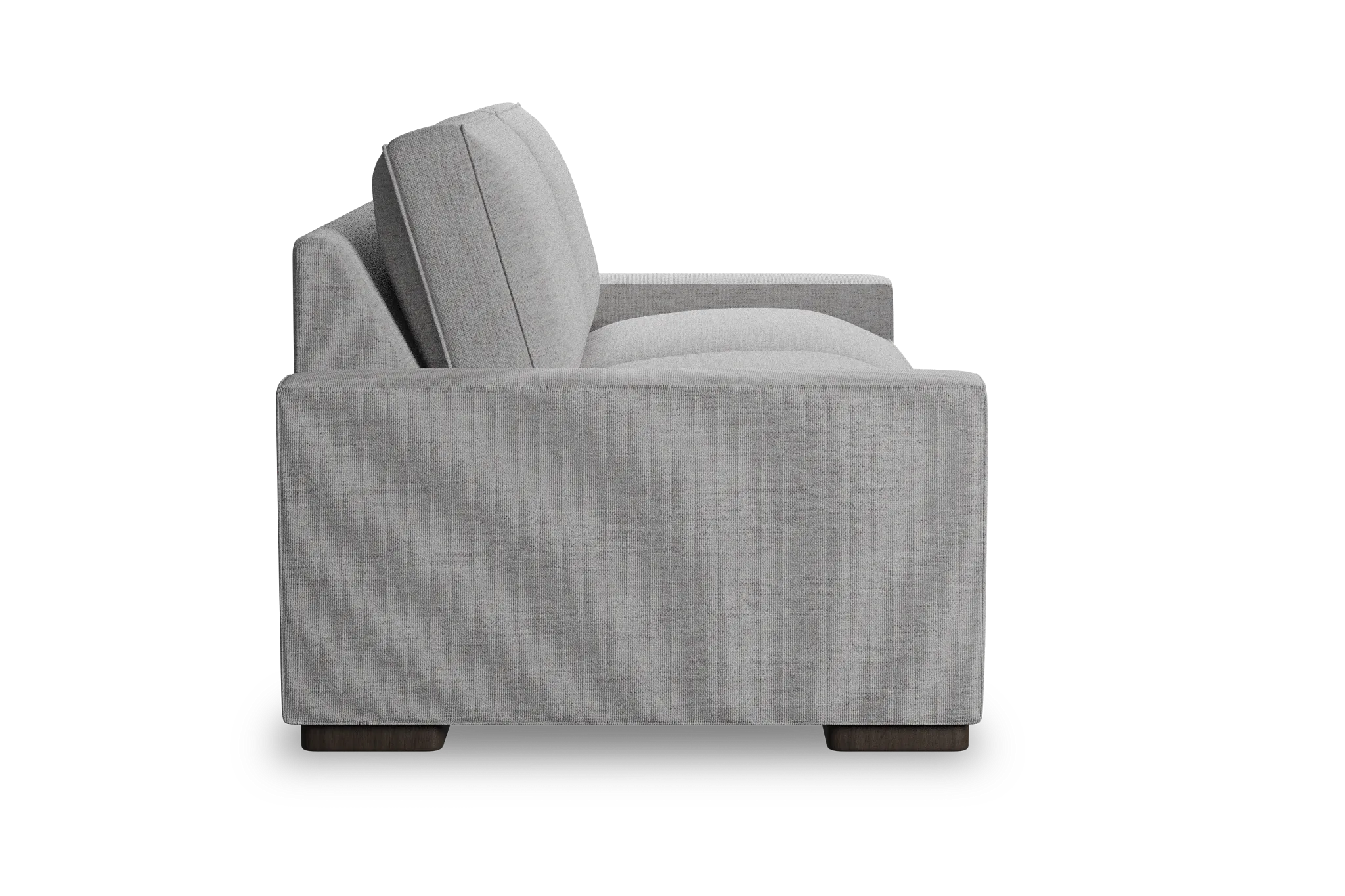 Edgewater Maguire Gray 84" Sofa W/ 2 Cushions