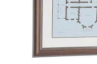 Print Beige Framed Wall Art