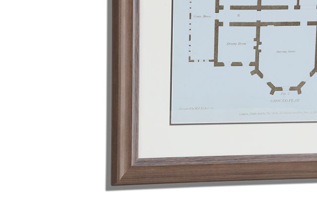 Print Beige Framed Wall Art