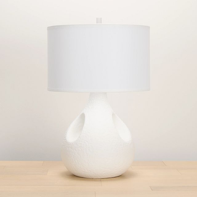 Sholan White Ceramic Table Lamp