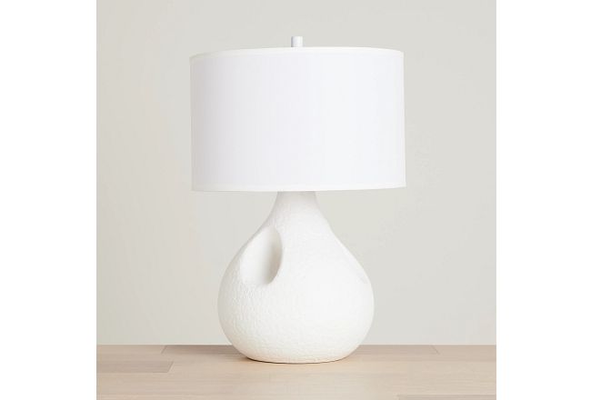 Sholan White Ceramic Table Lamp