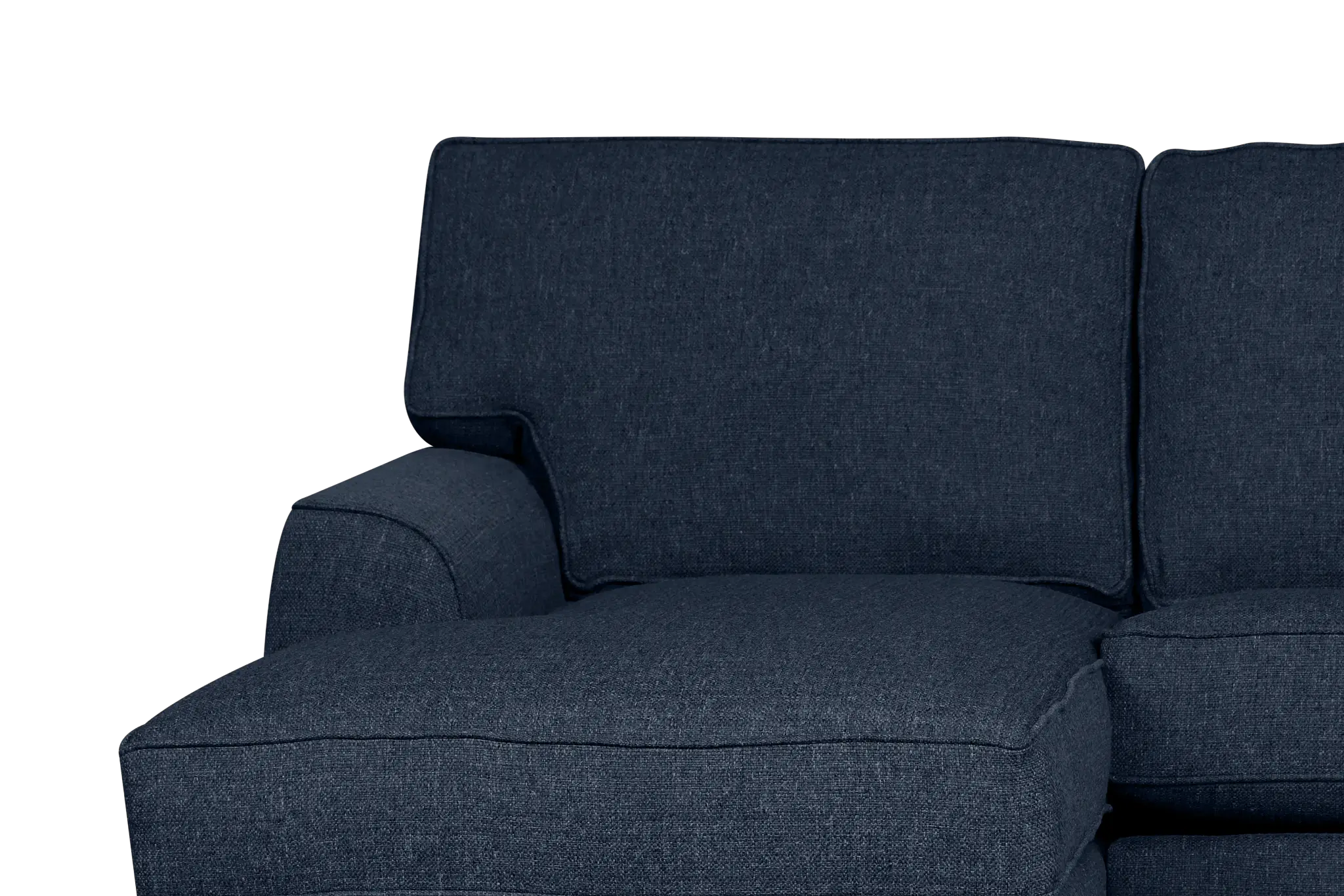 Sinclair Dark Blue Fabric Left Chaise Innerspring Sleeper Sectional Sinclair Dark Blue Fabric Left Chaise Innerspring Sleeper Sectional