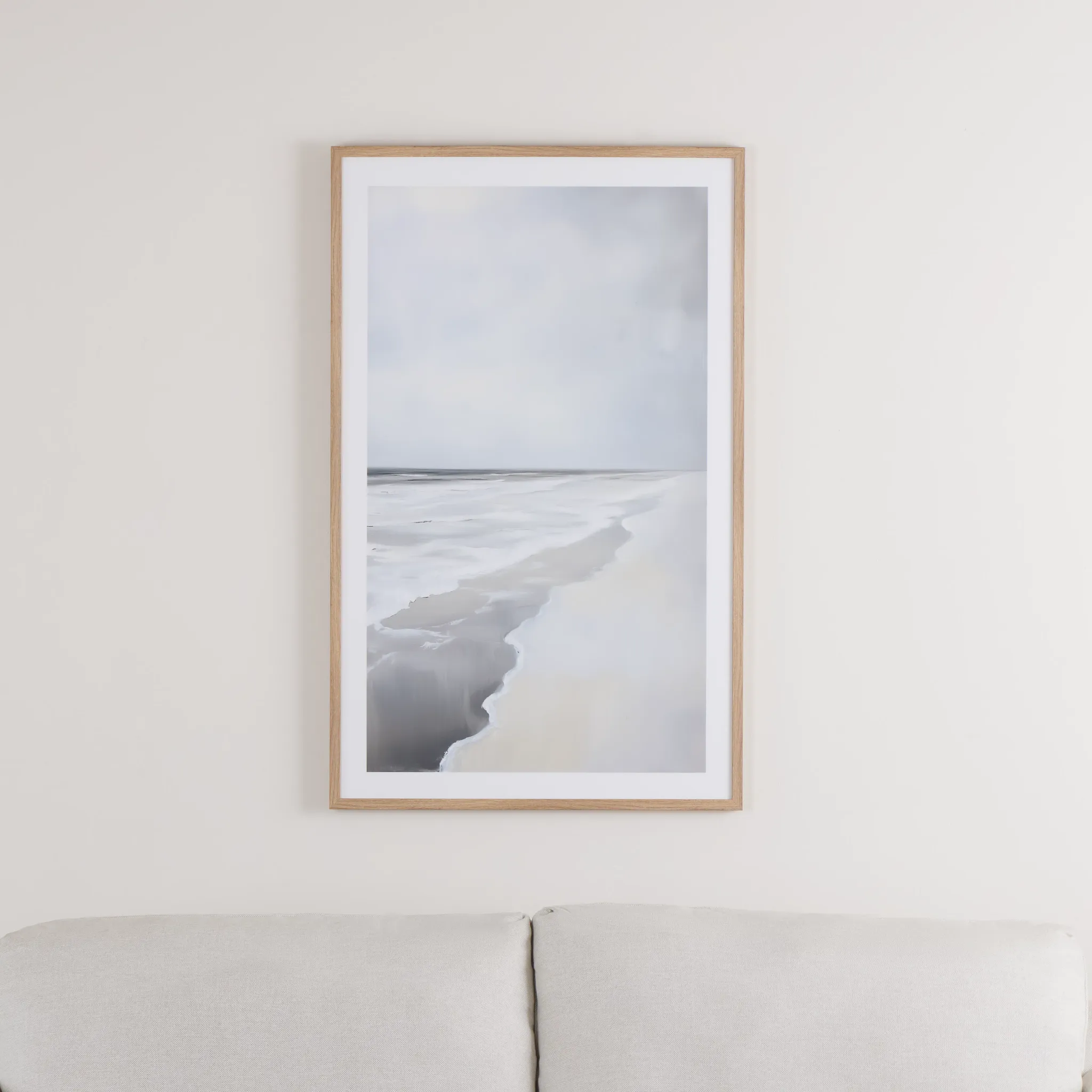 Fenrir Light Blue Framed Wall Art