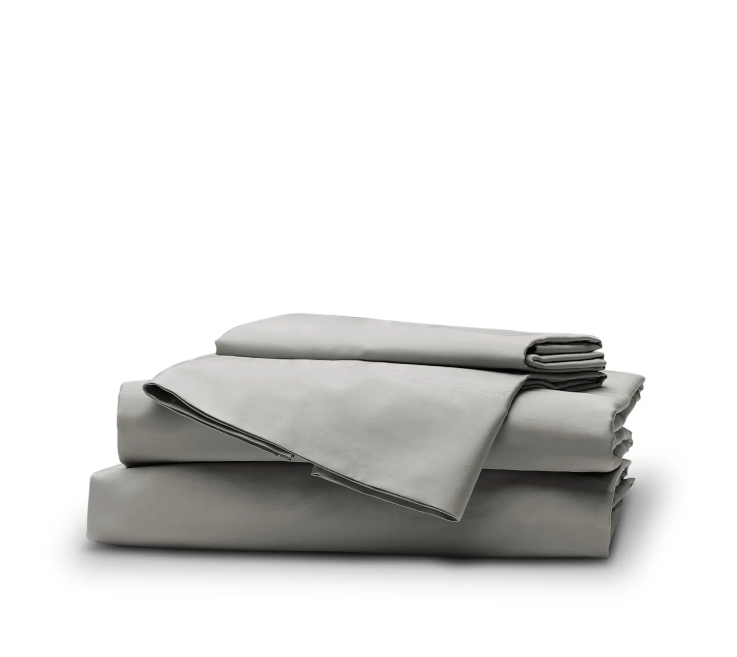 Rest & Renew Cotton Sateen Gray 300 Thread Sheet Set