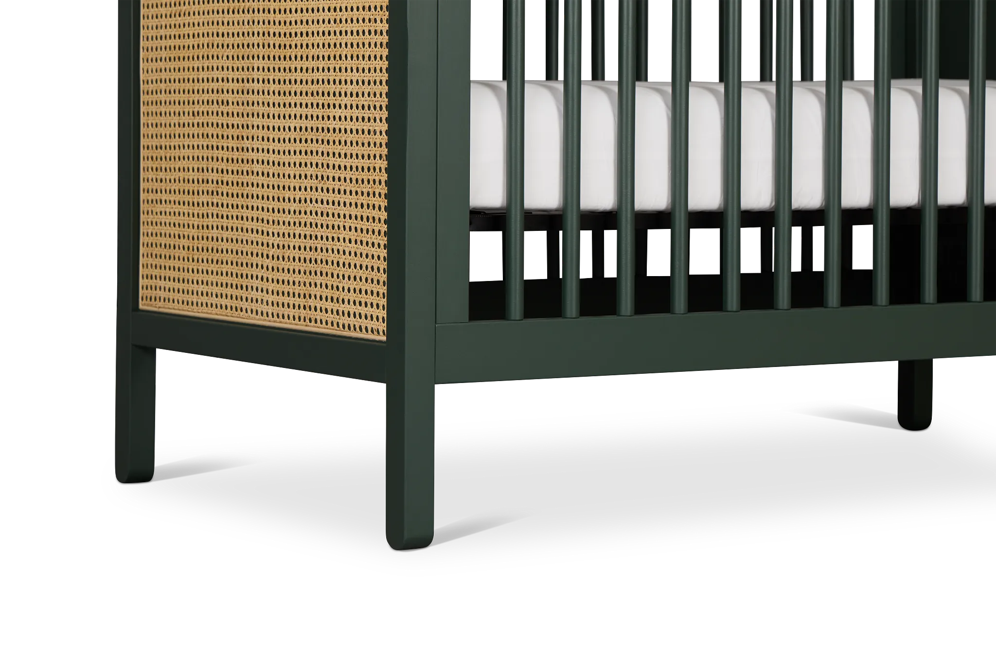 Riley Green Woven 3-in-1 Crib