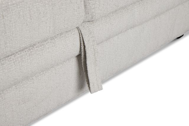 Everly Gray Fabric Small 2-arm Left Sleeper Storage Sectional