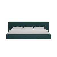 Grayton Joya Green 44" Upholstered Platform Bed
