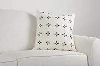 Crue White 22" Accent Pillow