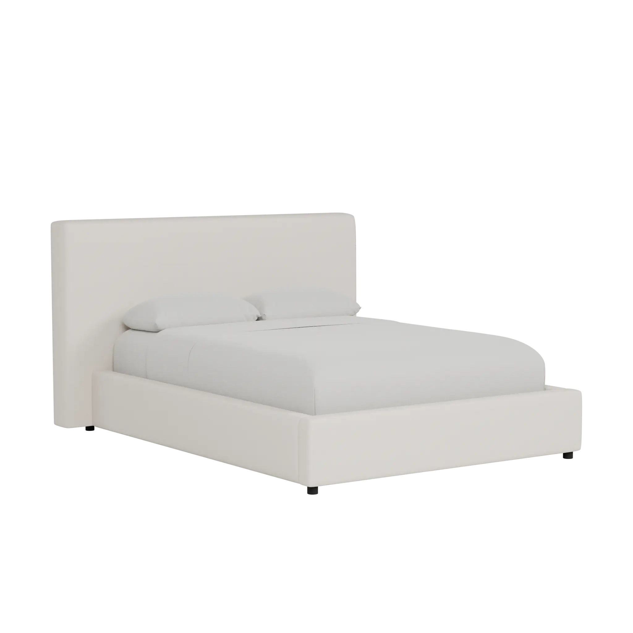 Grayton Merino Light Beige 44" Upholstered Platform Bed Grayton Merino Light Beige 44" Upholstered Platform Bed