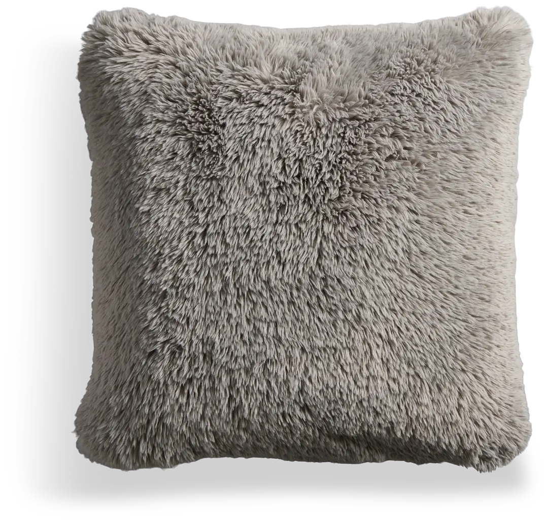 Yakety Yak Gray 22" Square Accent Pillow Yakety Yak Gray 22" Square Accent Pillow