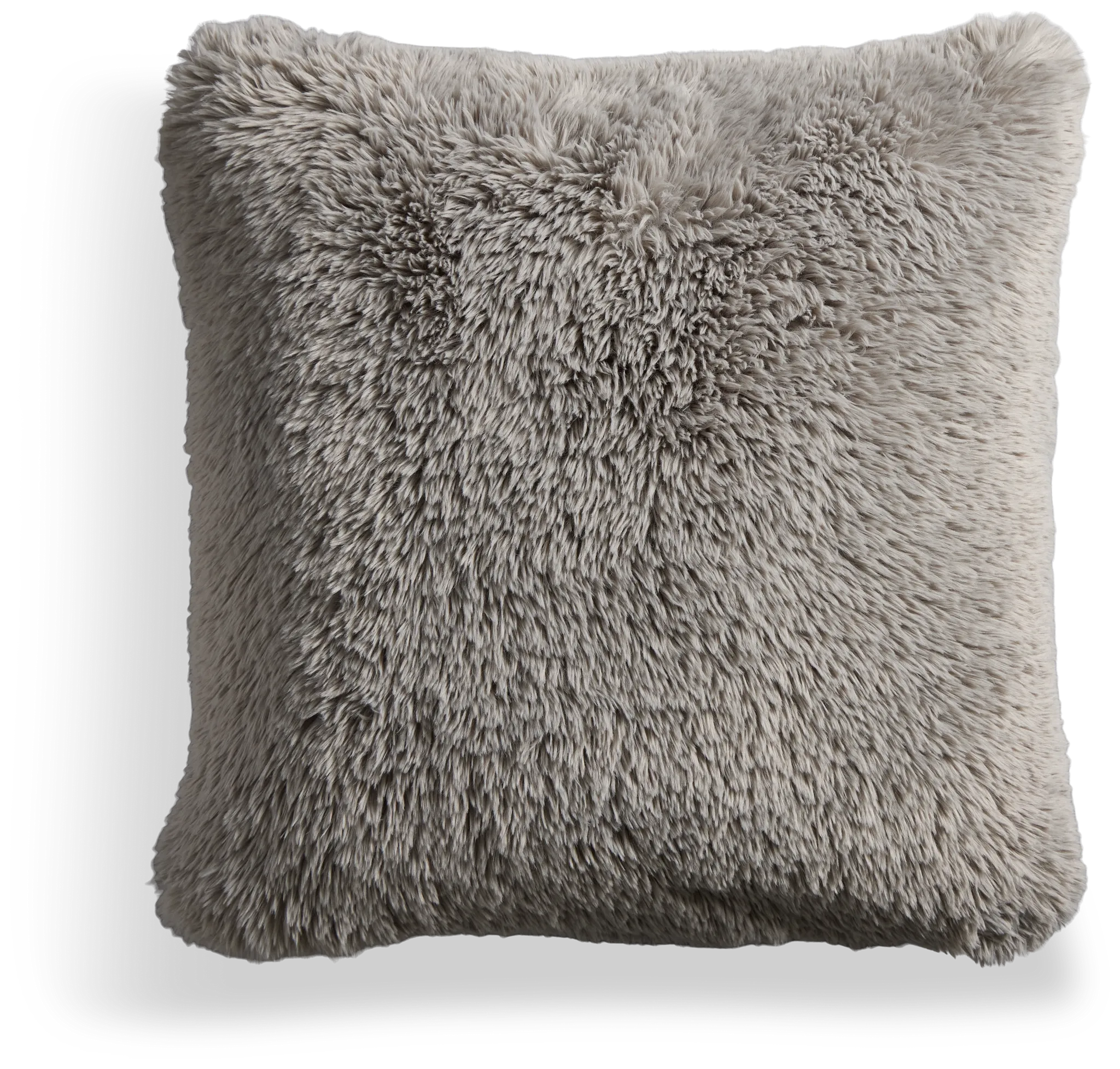 Yakety Yak Gray 22" Square Accent Pillow