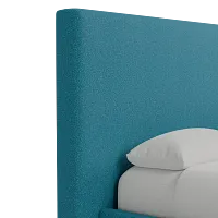 Grayton Elite Teal 54" Upholstered Platform Bed