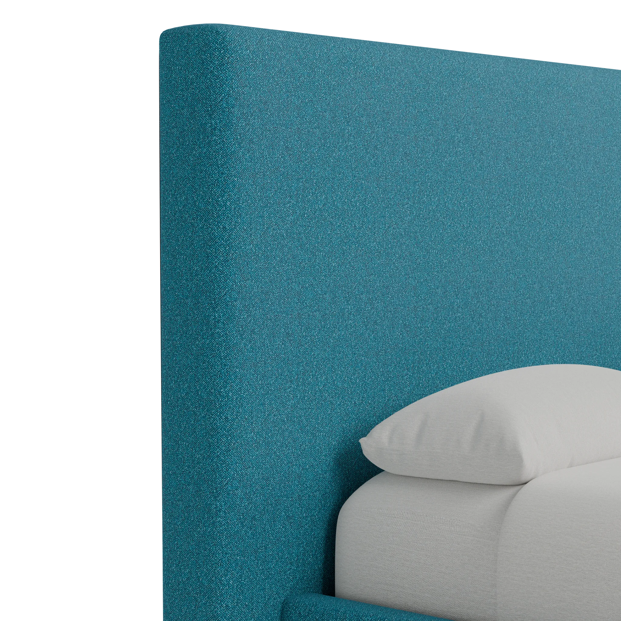 Grayton Elite Teal 54" Upholstered Platform Bed