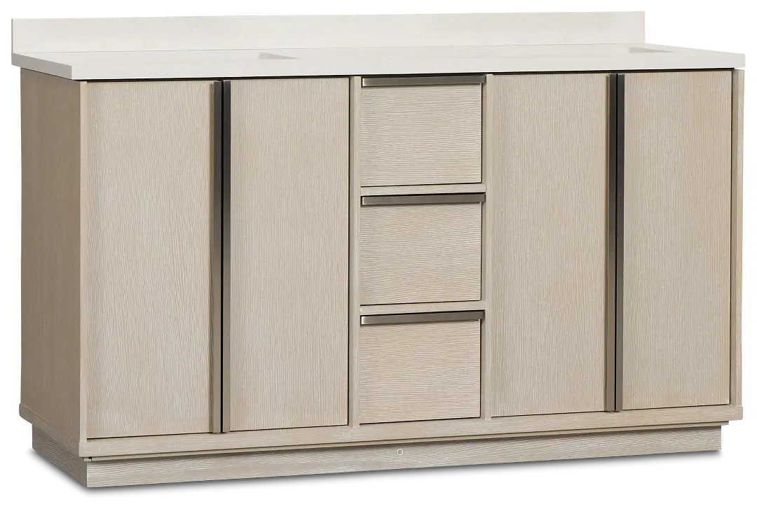 Capraia Light Tone 60" Double Bathroom Vanity Capraia Light Tone 60" Double Bathroom Vanity