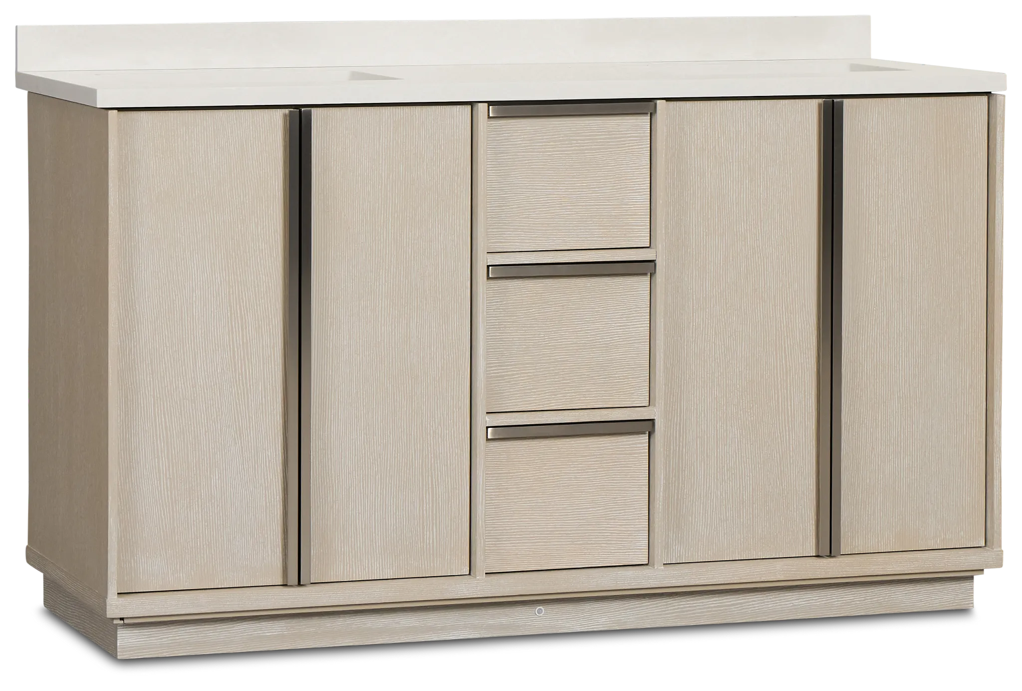 Capraia Light Tone 60" Double Bathroom Vanity