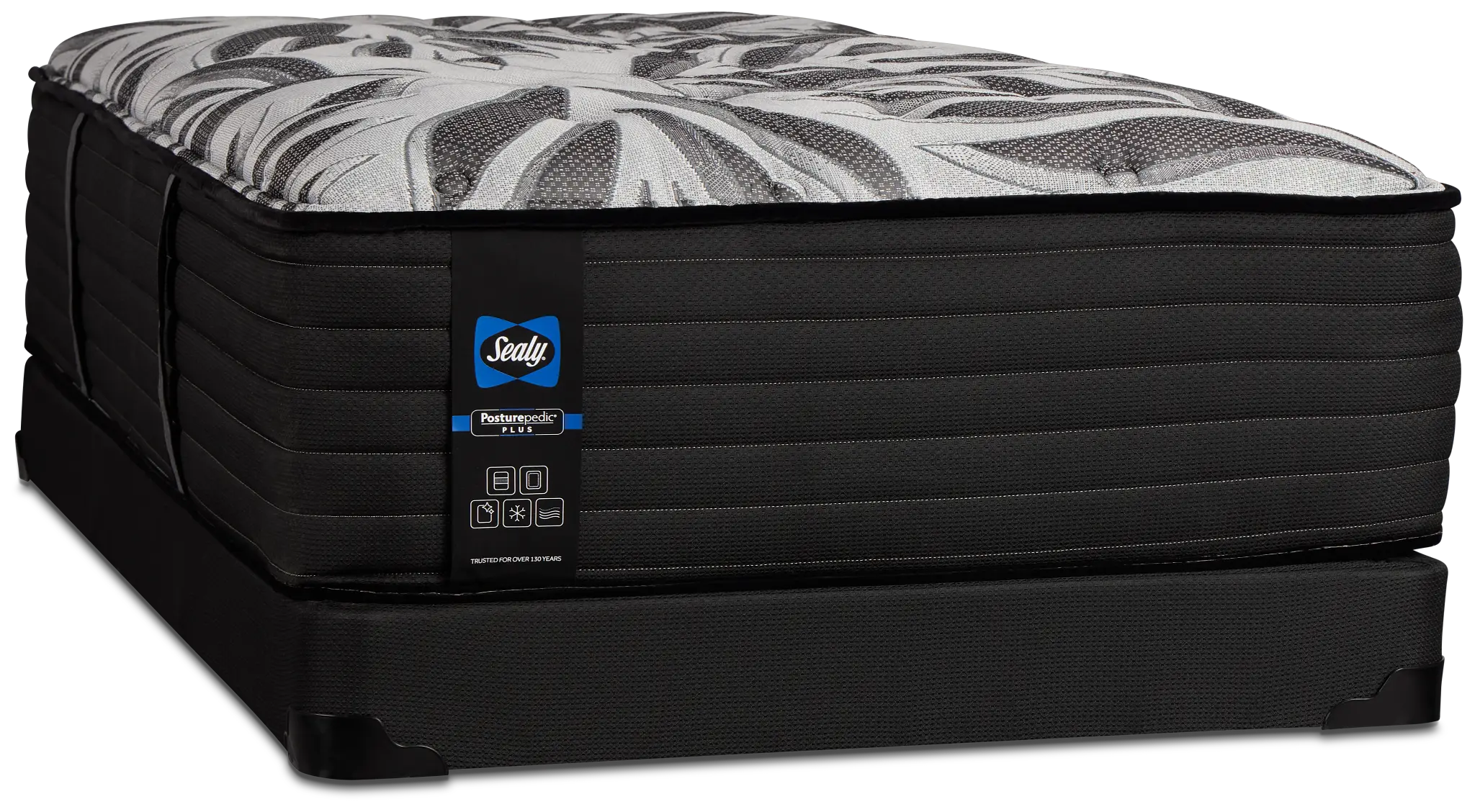 Sealy Posturepedic Plus Exuberant Ii 15" Ultra Plsh Low-profile Mattress Set Sealy Posturepedic Plus Exuberant Ii 15" Ultra Plsh Low-profile Mattress Set