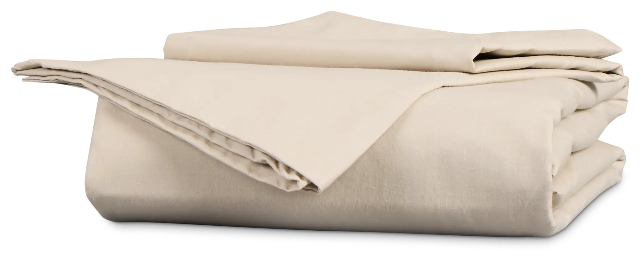 Rest & Renew Percale Cotton Beige 200 Thread Duvet Set Rest & Renew Percale Cotton Beige 200 Thread Duvet Set