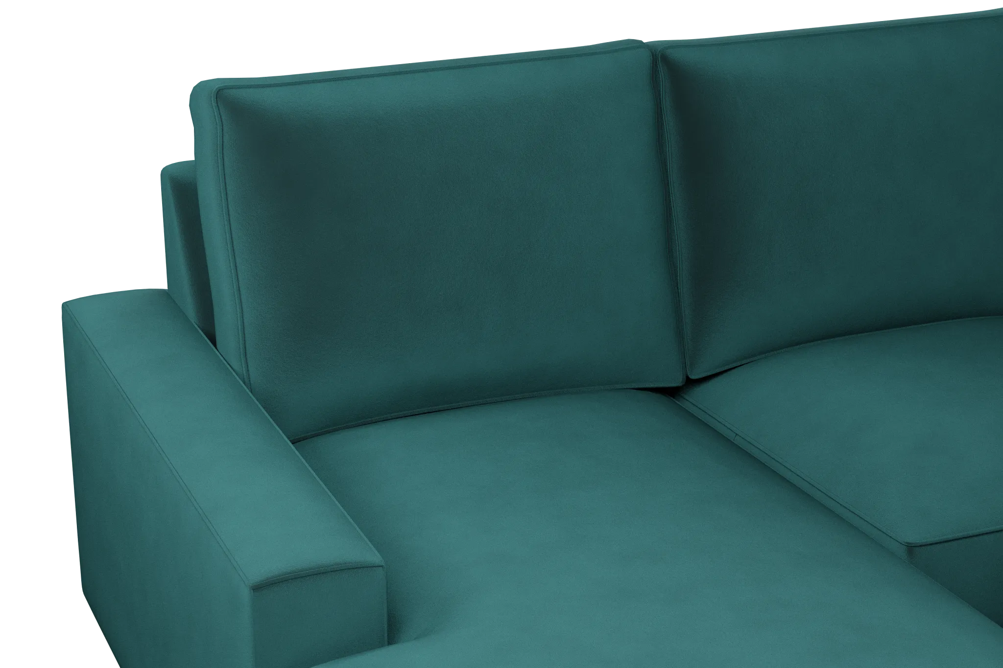 Edgewater Joya Teal Large Left Chaise Sectional