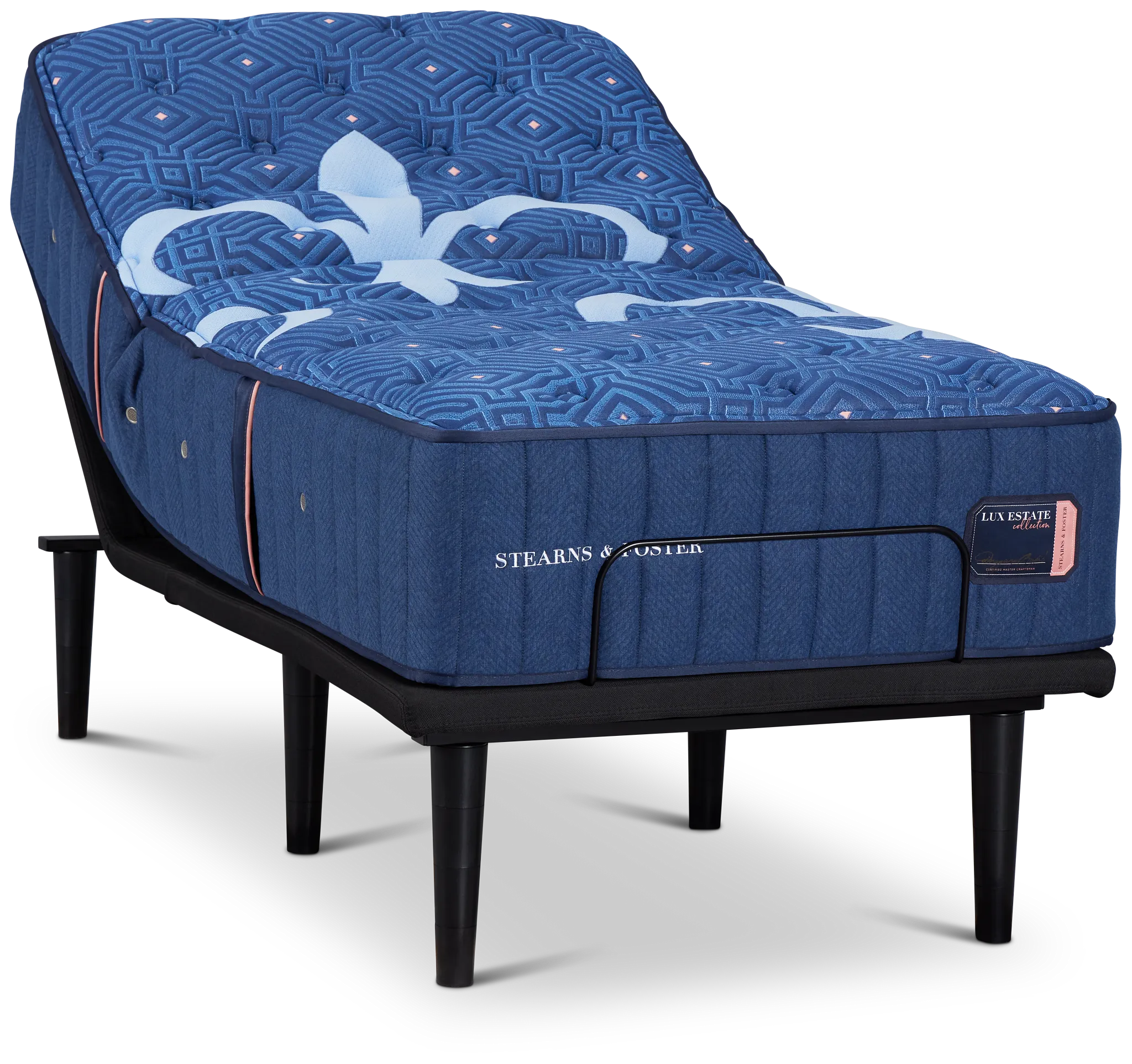 Stearns & Foster Lux Estate Medium Ease Adjustable Mattress Set