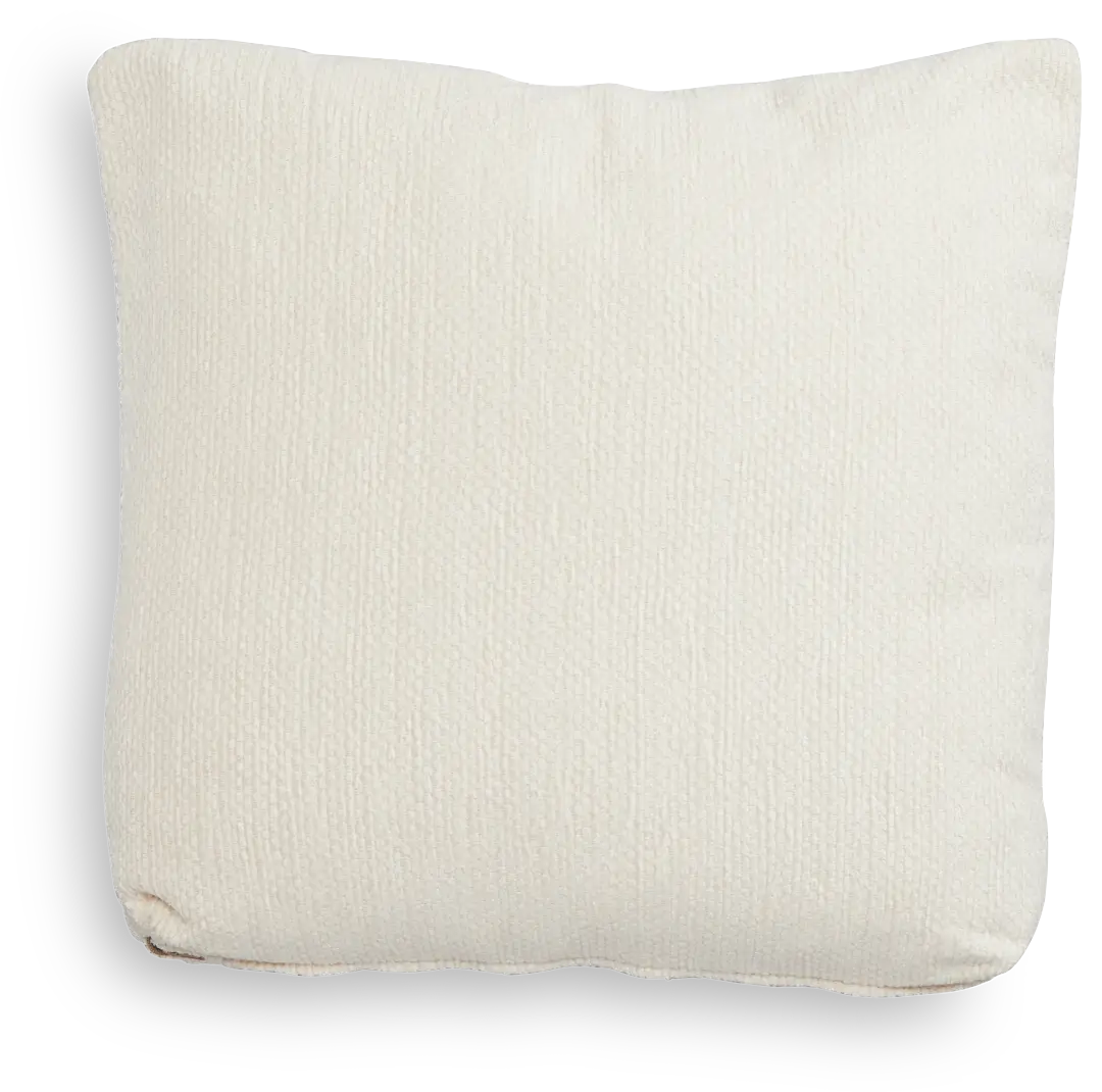 Revenue White 20" Accent Pillow Revenue White 20" Accent Pillow