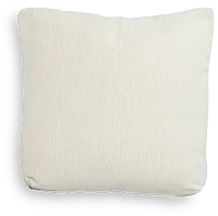 Revenue White 20" Accent Pillow