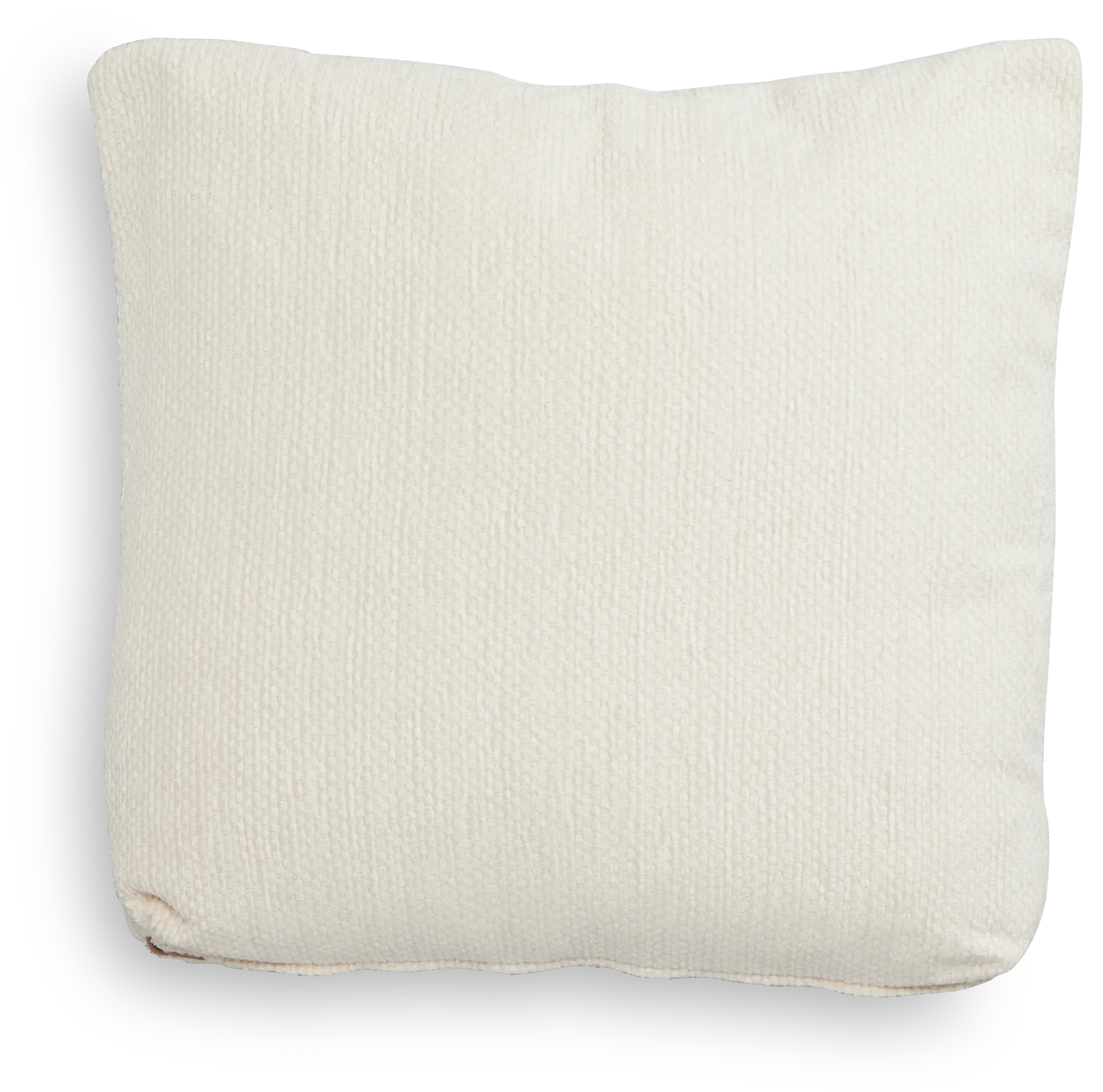 Revenue White 20" Accent Pillow
