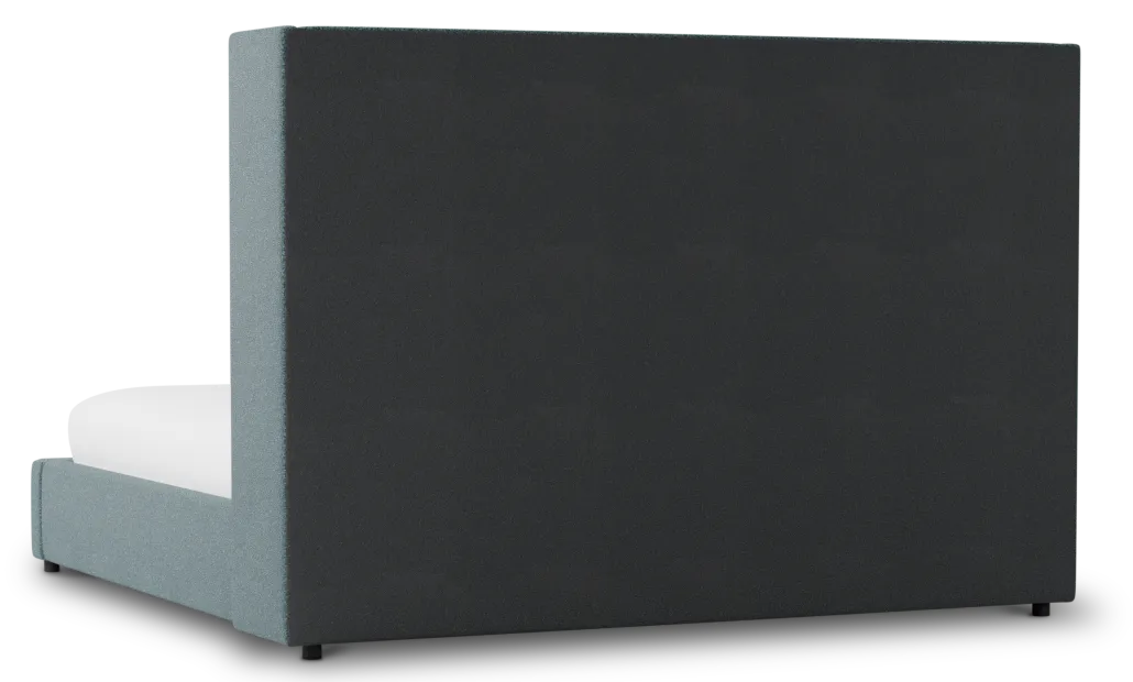 Captiva Sutton Blue 60" Upholstered Shelter Bed